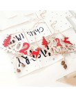 2020 letras de Navidad Elk árbol signo de madera decoración de Navidad para el hogar colgante adorno colgante nuevo