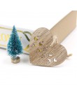 6 uds europeo hueco Navidad copos de nieve colgantes de madera ornamentos para ornamento de árbol de Navidad decoraciones de fie