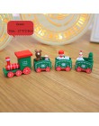 4 nudos Navidad tren pintado madera decoración de Navidad para el hogar con Santa niños juguetes ornamento Navidad 2019 regalo d