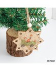 2020 Año Nuevo Natural Navidad alce madera artesanía árbol de Navidad ornamento navideño Noel decoración de Navidad para el hoga