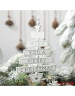 2020 Año Nuevo Natural Navidad alce madera artesanía árbol de Navidad ornamento navideño Noel decoración de Navidad para el hoga