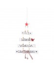 Árbol de adornos de Navidad adornos estampados colgantes accesorios suministros decoraciones navideñas para el hogar 2018 calien