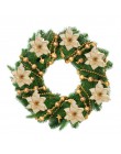5/10 Uds flores artificiales para Navidad adornos de árbol adornos navideños para el hogar árbol de Navidad Año Nuevo decoración