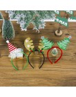 Navidad diadema santa Año Nuevo 2020 decoraciones navideñas para niños niñas regalos diadema accesorios para el cabello suminist