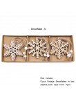 12 unids/caja Vintage hueco Navidad colgantes de madera ornamentos decoraciones de fiesta de Navidad adornos de árbol de Navidad