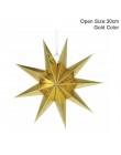 1 pieza de decoración de Año Nuevo 60cm 24 ''colgante de Navidad farol de papel de estrella adornos de Navidad Festival decoraci
