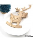 3 uds colgantes de madera Vintage de Navidad adornos de madera manualidades de madera adornos de árbol de Navidad decoraciones d