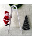 Encantadora música Navidad Santa Claus escalera eléctrica escalera colgante decoración árbol de Navidad adornos divertidos Año N