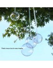 20 piezas/10 pares de decoraciones de árboles de Navidad bola transparente de plástico abierto adorno de adorno transparente reg