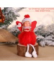 2 unids/set decoraciones de Feliz Navidad para el hogar Navidad 2019 adornos guirnalda Año Nuevo 2020 Noel Santa Claus regalo Na