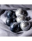 6 uds bola de plástico Multicolor adornos colgantes de Navidad adornos navideños para el hogar árbol de Navidad Año Nuevo decora