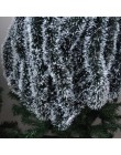 200cm decoración navideña colorida Bar tapas cinta guirnalda árbol de Navidad adornos blanco verde oscuro caña Tinsel partido su