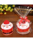 Feliz Navidad regalo Cupcake Toalla de algodón Natal Noel decoración de Año Nuevo adornos navideños para el hogar niños 30x30cm