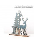 Huiran Feliz Navidad de madera Santa Claus Elk ornamento árbol de Navidad decoraciones para el hogar 2019 Noel Navidad ornamento