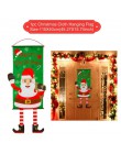 Huiran Feliz Navidad pórtico signo decorativo puerta Banner adornos navideños para el hogar adornos colgantes de Navidad 2019