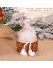 Huiran Feliz Navidad de madera Santa Claus Elk ornamento árbol de Navidad decoraciones para el hogar 2019 Noel Navidad ornamento