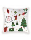 Decoraciones de Navidad 2019 decoración de Año Nuevo 45X45Cm almohadas cubrir decoración de Navidad para Casa Santa Feliz Navida