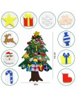 Fieltro árbol de Navidad colgante de navidad niños DIY Mass personalización al por mayor (95X70 CM)  SW