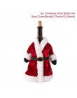 Feliz Navidad decoración para el hogar 2019 funda de botella de Navidad copa de vino dije regalo de Navidad decoración Noel 2019