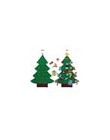 DIY creativo fieltro decoraciones de árbol de Navidad conjunto de regalos para niños Puerta de año nuevo colgante de pared adorn