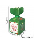 Bolsas de papel de regalo de Navidad adornos navideños para el hogar Natal bolsa de plástico para caramelos Kerst suministros de