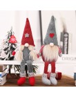 Varios estilos hechos a mano Navidad Santa Gnome muñeco de felpa figuras de vacaciones juguete Navidad adornos para el hogar