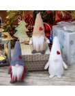 Varios estilos hechos a mano Navidad Santa Gnome muñeco de felpa figuras de vacaciones juguete Navidad adornos para el hogar