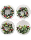 2020 adornos navideños para el hogar ratán fiesta festiva ratán DIY guirnalda decoración de Navidad guirnalda Puerta de Navidad 