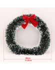 2020 adornos navideños para el hogar ratán fiesta festiva ratán DIY guirnalda decoración de Navidad guirnalda Puerta de Navidad 