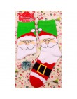 Calcetines de Navidad Noel 1 par de algodón de Santa Claus muñeco de nieve decoraciones de Navidad para el hogar regalos de navi