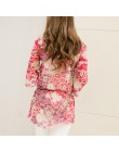 2019 verano Mujer camisa blusa estilo moda gasa media manga más tamaño 5XL Floral Casual Top bordado mujer túnica blusas