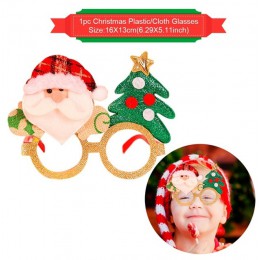 QIFU 2019 montura de gafas de Navidad diadema adornos de Navidad artículos de navidad regalo fiesta Cristmas decoración Año Nuev