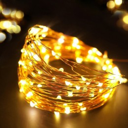 Adornos de Navidad para el año nuevo 2020, guirnalda de luces de hadas para la decoración del árbol de Navidad, adornos navideño