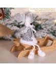QIFU 2M decoración de Navidad para el hogar 2019 adornos de Navidad Santa muñeco de nieve Noel banderas Navidad guirnalda Año Nu