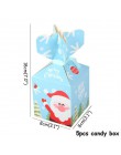 Bolsas de papel de regalo de Navidad 2019 adornos navideños para el hogar empaque para caramelos de regalo bolsa de plástico de 