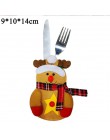 Mantel de mesa de Navidad cuchillo tenedor cojín para mesa almohadilla vajilla tapete posavasos de café decoración del hogar de 