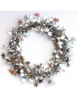 5m estrella colgante guirnalda de pino guirnalda de árbol de Navidad decoración 5 colores ornamento de decoración de Navidad