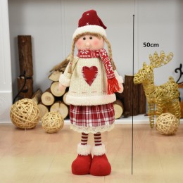 Decoración De Navidad Santa Claus muñeco De nieve Reno muñeca adornos colgante Navidad Año nuevo regalo Regalos De Navidad para 
