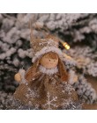 Navidad nuevo lindo Ángel Santa muñeca decoración de Navidad colgante creativo árbol de Navidad adornos decoración de Navidad pa