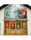 Feliz adornos navideños para el hogar Decoración de puerta colgante bandera ventana con adornos navideños colgando Navidad 2019 