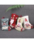 Medias de Navidad Santa Candy BagClaus calcetín regalo niños dulces bolsa Navidad Noel decoración para el hogar árbol de Navidad