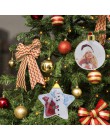 Navidad transparente plástico foto cinco estrellas bolas Decoración Para Navidad x-mas árbol colgante decoración para casa Diy f