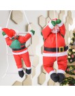 50cm colgante de Navidad Santa Claus muñeco colgante escalera de cuerda escalada árbol de Año Nuevo decoración del árbol de Navi