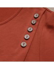 Blusas de mujer de moda cuello redondo de Color sólido de encaje de retazos de Blusa de manga larga talla grande blusa femenina 