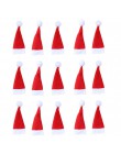 5/15/20 piezas Feliz Navidad vajilla decorativa tenedor conjunto lindo encantador Navidad almacenaje con forma de sombrero navid