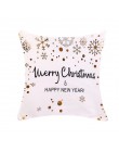 Navidad funda de almohada Feliz Navidad decoración para el hogar 2019 adornos de Navidad ciervos Santa Claus Feliz Año Nuevo 202