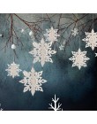 Nacimiento Feliz navidad colgante blanco papel de nieve Swirl Banner guirnalda adornos navideños para el hogar Año Nuevo Fiesta 