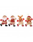 Новый год 1/4/2 piezas de Navidad colgante de regalo de Santa Claus muñeco de nieve oso alces Juguetes decoración de muñeca colg