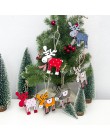 Decoraciones de árbol de Navidad madera pintado alce colgante Año Nuevo decoración de Navidad ciervos colgantes Feliz Navidad de