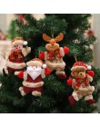 Decoraciones de árbol de Navidad madera pintado alce colgante Año Nuevo decoración de Navidad ciervos colgantes Feliz Navidad de